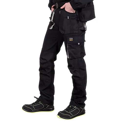 Reis Arbeitshose Herren 58 – Schnittschutzhose - Robuste Arbeitshose für Männer, 80% Polyester und 20% Baumwolle, mit 8 praktischen Taschen und geprüfter Qualität für vielseitige Einsätze.