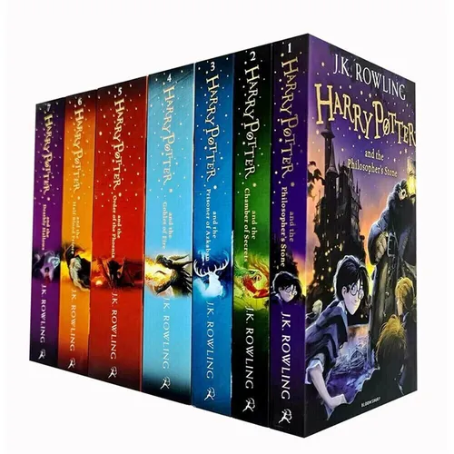 Harry Potter-Kindersammlung - 7 spannende Bücher von J. K. Rowling, ideal für junge Leser und Fantasy-Fans