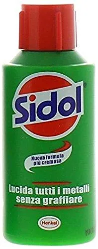 Sidol Metallreiniger, 4 Flaschen mit je 75 ml (insgesamt 300 ml)