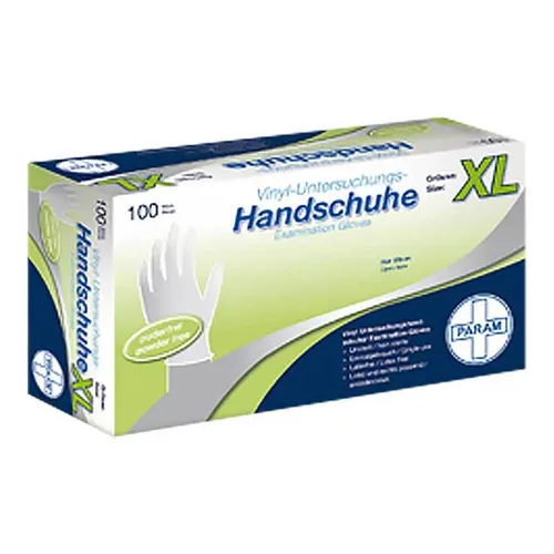 Handschuhe Einmal Vinyl puderfrei XL Inhalt: 100 St