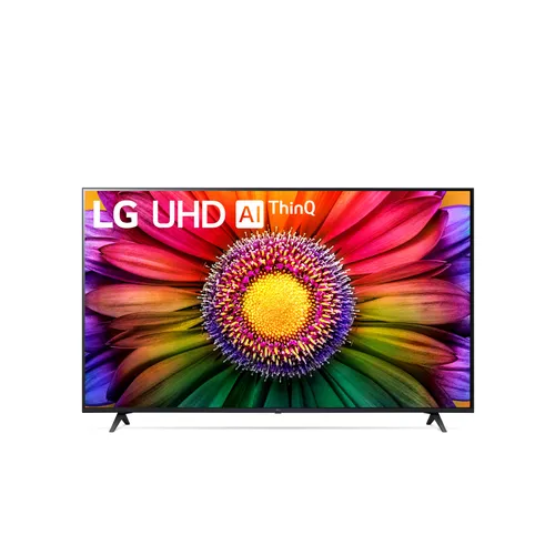 LG 50UR80006LJ UHD Fernseher 50 Zoll - UHD Smart TV mit 4K Display, Active HDR und AI Sound Pro für ein beeindruckendes Seherlebnis, ideal für Filmabende und Gaming.