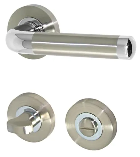 Häusler Onlinehandel GmbH Türbeschlag 1196-A R WC Türdrücker Türgriffe Türklinke Türbeschläge