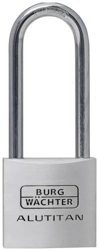 Burg Wächter 36041 Vorhängeschloss 29.70mm verschieden schließend Aluminium Schlüsselschloss