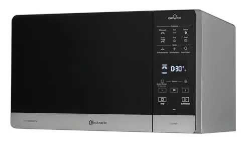 Bauknecht MWA 49 SL Mikrowellen-Backofen - Mikrowelle mit Dampfgarfunktion und 3D-System für gleichmäßige Ergebnisse. AutoClean für einfache Reinigung und DualCrisp für knusprige Speisen in Minutenschnelle.