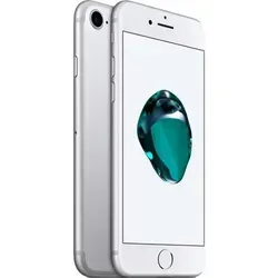 Apple iPhone 7 Smartphone 32 GB - Silber, SIM-Lock frei - Handy ohne Vertrag mit fortschrittlicher Kamera, spritzwassergeschützt und dem leistungsstärksten Chip, ideal für brillante Fotos und lange Nutzung.