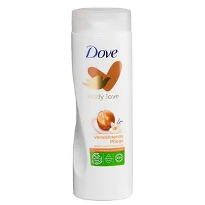 Dove Bodylotion Body Love 400ml - Hautpflegemittel für trockene Haut, bietet 48h Feuchtigkeitspflege mit nicht fettender, schnell einziehender Formel. Vegan und mit Sheabutter für spürbar weichere Haut.
