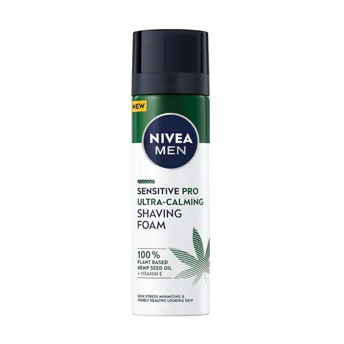 Nivea Men Sensitive Pro Ultra-Calming Shaving Foam - Rasierschaum für empfindliche Haut, beruhigt die Haut beim Rasieren und sorgt für eine sanfte, gründliche Rasur.