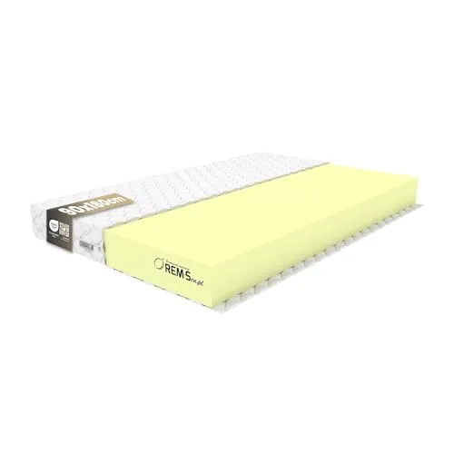 Komfortmatratze 90x180cm H3 aus elastischem Polyurethanschaum - Die Matratze bietet optimale Körperunterstützung und höchsten Komfort für Personen mit einem Gewicht von 45-85 kg. Mit antiallergischem Bezug und wendbarer Nutzung für ganzjährigen Schlafkomfort.