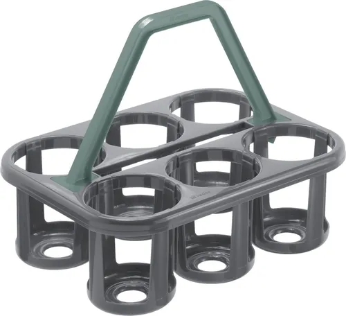 Rotho Flaschenträger Basic für 6 Flaschen 35 x 26 x 27 cm (L x B x H)