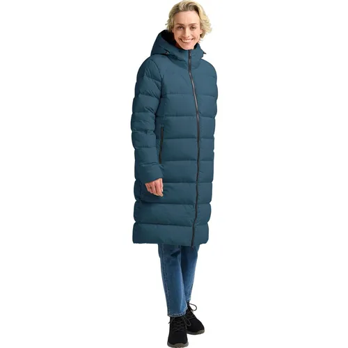 Daunenmantel JACK WOLFSKIN "FROZEN PALACE COAT W" für Damen - Funktionsjacke mit 90% Daunenfüllung, winddicht und wasserabweisend, ideal für kalte Wintertage und Outdoor-Aktivitäten.