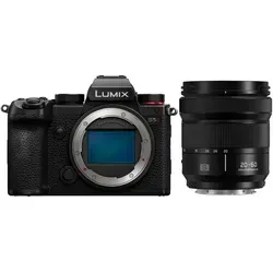 Panasonic LUMIX DC-S5 II - Spiegellose Vollformatkamera mit 20-60 mm F3,5-5,6, 4K und 6K Videoqualität, schneller Autofokus und robustes Design für Profis