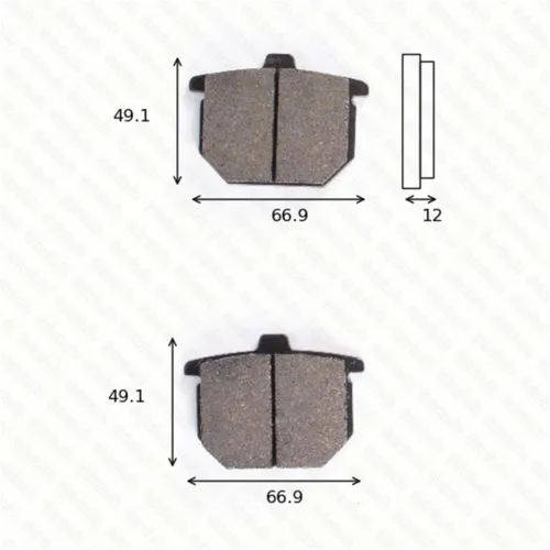 TRW Bremsbelagsatz MCB62 - Scheibenbremse Organic Allround - Motorradbremsen mit optimierter Bremsleistung und reduziertem Verschleiß für sicheres Fahren bei allen Bedingungen.