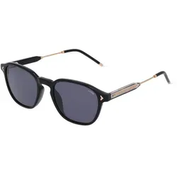 Lozza SL4313 Unisex-Sonnenbrille Vollrand Panto Acetat-Gestell, schwarz