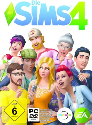 Die Sims 4: Hauptspiel Basisspiel [PC / EA Origin / KEY] - USK ab 6 Jahren, Simulation für PC, erlebe kreative Freiheit und baue deine eigenen Geschichten mit den Sims.