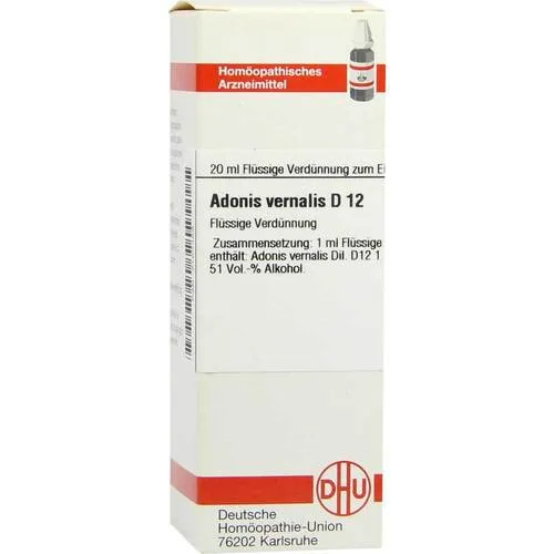 DHU Adonis vernalis D 12 Dilution 20 ml