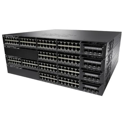 Cisco Catalyst 3650-24PS-S, Managed L3 Switch mit PoE - Sonstiges Serverzubehör, leistungsstarker 24-Port Gigabit Switch mit 390W PoE für flexible Netzwerkinfrastruktur und hohe Skalierbarkeit.