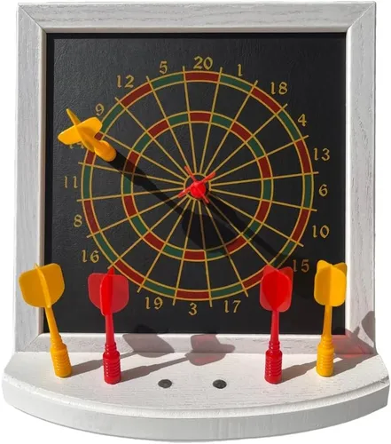 Karella Mini Dartboard Magnet inkl. 6 Magnetdarts | Dartscheibe Dartboard Darts