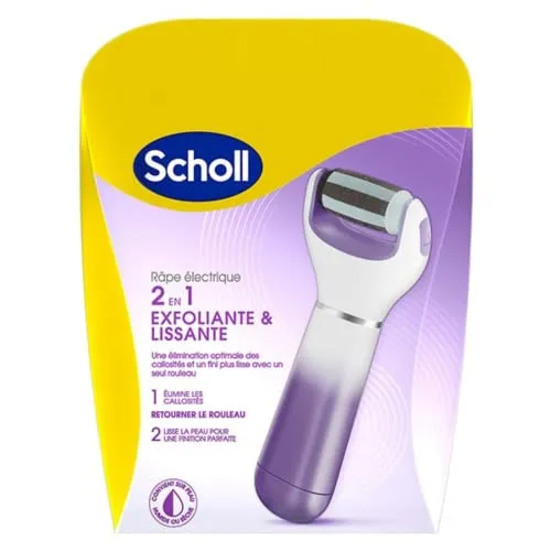 Scholl Velvet Diamond Crystals Elektronische Feile - Hand- & Fußpeelings: Sanfte Entfernung von abgestorbener Haut mit Mikrodiamantkristallen für glatte Füße, ideal für die Fußpflege zu Hause.