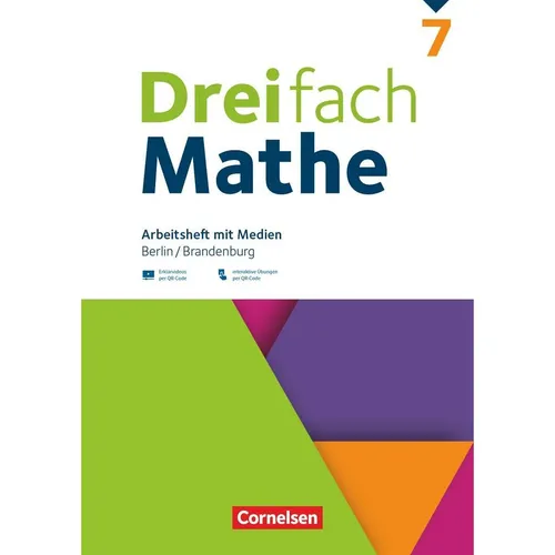 Cornelsen Dreifach Mathe - Berlin und Brandenburg - 7. Schuljahr (Deutsch, 2025) (54330016)