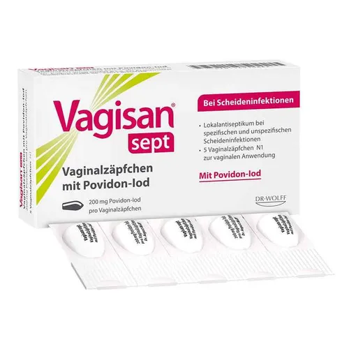 Vagisan Sept Vaginalzäpfchen Mit Povidon-Iod