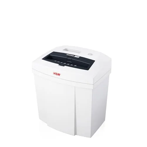 HSM SECURIO C14 Home Office Aktenvernichter - Aktenvernichter der Sicherheitsstufe P4 mit Partikelschnitt, ideal für sicheres Schreddern von Akten und Kreditkarten. Besonders leise und nachhaltig produziert, perfekt für das Home Office.
