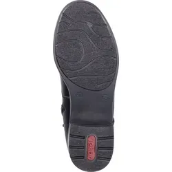 Rieker Stiefelette schwarz 38 EU - Klassische Wanderschuhe in Größe 38, mit weichem Kunstleder-Obermaterial und praktischem Reißverschluss für einfachen Einstieg, ideal für stilvolle Outdoor-Abenteuer.