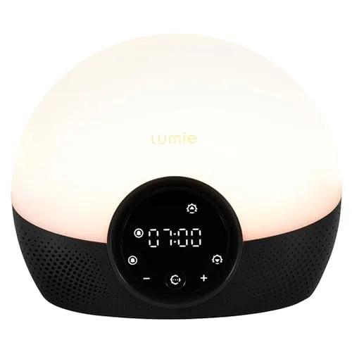 Lumie Bodyclock Glow 150 - Lichtwecker mit 10 Klängen und Einschlafsonnenuntergang