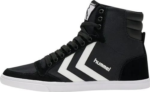 hummel Unisex Slimmer Stadil High Top - Stilvolle Sneakers für Herren - Herren-Sneaker mit flachem Absatz und kaltem Futter für optimalen Komfort, ideal für den Alltag und Freizeitaktivitäten.