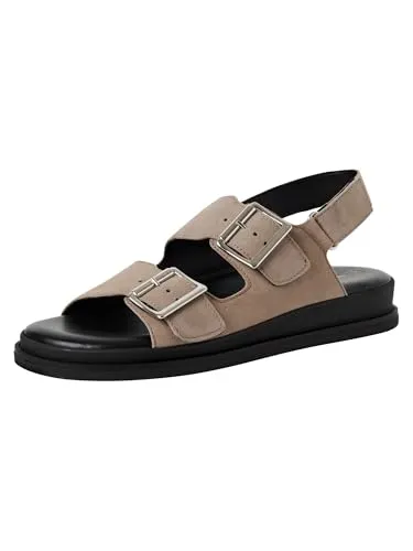 Tamaris Sandalette Damen Keilabsatz beige, EU 39 - Bequeme Tamaris Sandalette mit TOUCH-IT Funktion für optimalen Tragekomfort. Der Keilabsatz vereint Stil und Komfort, während der Klettverschluss ein einfaches An- und Ausziehen ermöglicht. Ideal für den Alltag!