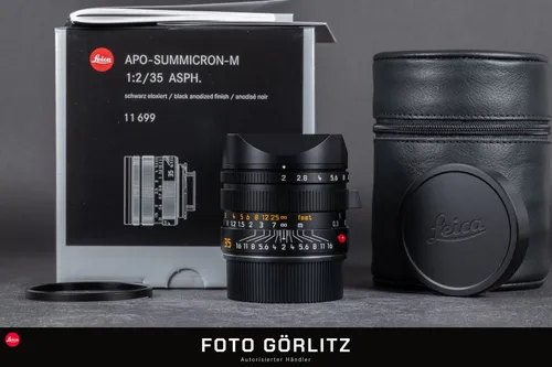 LEICA APO-Summicron-M 35mm f/2,0 ASPH. - Hochwertiges Weitwinkelobjektiv - Weitwinkelobjektiv mit 35mm Brennweite und f/2,0 Blende, ideal für kreative Fotografie und perfekte Bildqualität mit Leica M Kameras.