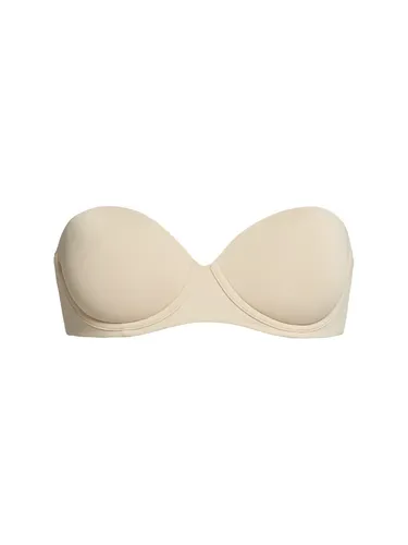 Calvin Klein Damen Unterwäsche BH Push Up Strapless 70 DD Beige 000QF5677E20N