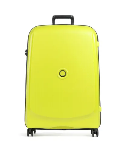 Delsey Paris Belmont Plus 4 Rollen Trolley 76 cm - robuster und geräumiger Reisekoffer in grün chartreuse, mit TSA-Schloss für mehr Sicherheit