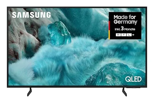SAMSUNG GQ50Q7F QLED TV Vision AI Smart 50 Zoll - UHD 4K Fernseher mit Vision AI für optimales Bild und SMART TV Funktionen, ideal für cineastische Unterhaltung.
