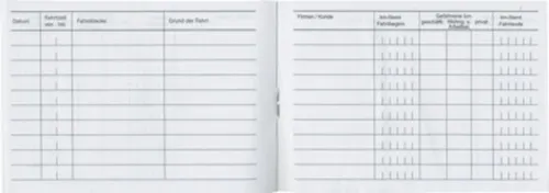 Stylex Schreibwaren Geschäftspapier Fahrtenbuch DIN A6 Stylex Fahrtenbücher 40 Blatt