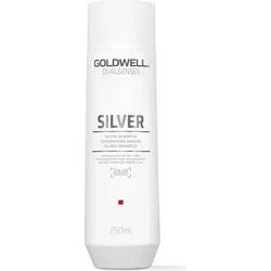 Goldwell Dualsenses Silver Shampoo 250 ml - Silber Shampoo für kühles, strahlendes Haar. Entfernt Gelbstich und sorgt für lebendige Farbtiefe. Ideal für gefärbtes oder blondiertes Haar.