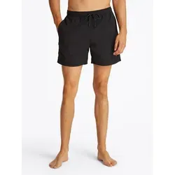 Tommy Hilfiger Herren Badeshorts Medium Drawstring mit Logo, Schwarz (Black), XL - IKONISCH & KOMFORTABEL: Die Tommy Hilfiger Badehose mit praktischen Einschubtaschen bietet perfekten Sitz dank elastischem Bund. Ideal für stilvolle Tage am Strand oder Pool. Hergestellt aus 100% recyceltem Nylon für nachhaltigen Genuss.