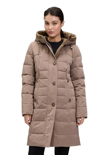 Gil Bret Damen Steppjacke mit Kapuze - Figurbetonte Steppjacke für Damen, ideal für Freizeitaktivitäten. Mit wattierter Kapuze und raffinierten Taschenlösungen für zusätzlichen Komfort und Stil.