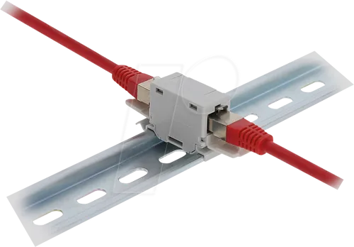 DELOCK 90768 - RJ45 Kupplung Cat.6A Buchse zu Buchse mit Staubschutzklappe
