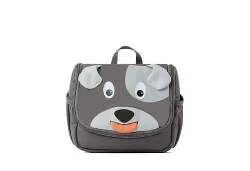 Affenzahn Kulturbeutel für Kinder - Tierfreundliches Design - Reisetaschen mit niedlichem Hundedesign, ideal für kleine Abenteurer und sorgt für Ordnung bei Reisen.