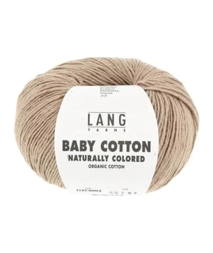 Lang Yarns Baby Cotton Naturally Colored 1157.0003 - Dark Brwon
