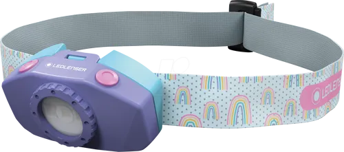 Ledlenser LED Stirnlampe KIDLED 2 - Vielseitige Stirnlampe für Kinder mit 40 Lumen, 9 m Leuchtweite und 20 Std Laufzeit. Ideal für Nachtwanderungen, Lesen und als buntes Lichtspielzeug. Leicht und robust, perfekt für kleine Entdecker.