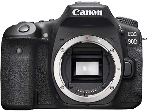 Canon EOS 90D Spiegelreflexkamera Body - 32,5 MP, 4K Video, variabler Touchscreen und ideal für professionelle Aufnahmen und Live-Streaming