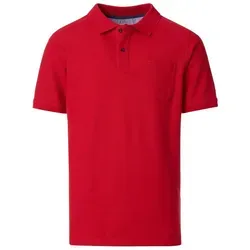 Redmond Herren Polo 4XL Rot - Stylisches Kurzarm-Polo aus hochwertigem Piqué, perfekt für lässige Anlässe und angenehm zu tragen.