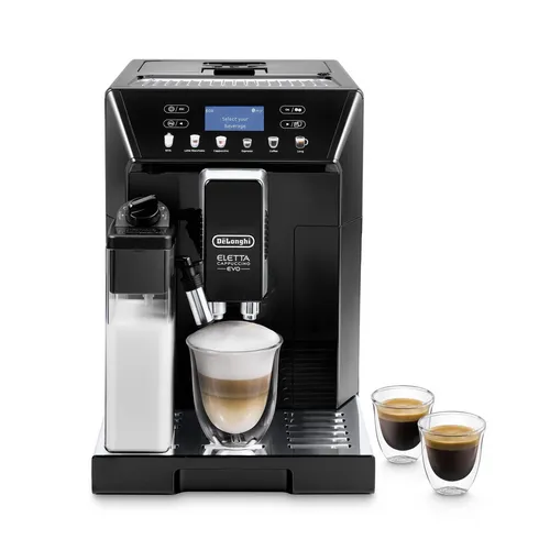 De Longhi Eletta Evo ECAM 46.860.B - Kaffeevollautomat mit LatteCrema Milchsystem, 6 Kaffeespezialitäten auf Knopfdruck und einfach zu reinigen