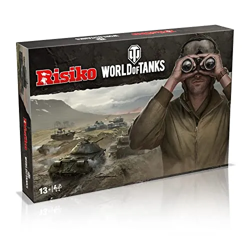 Risiko - World of Tanks - Gesellschaftsspiel mit limitierter Auflage von 5000 Stück! Erlebe strategische Panzerschlachten und führe historische Panzer in packenden Schlachten.