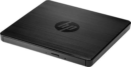 HP Externer DVD-Brenner USB 2.0 Schwarz - Zubehör für Notebooks: Kompaktes externes DVD/RW-Laufwerk für müheloses Lesen und Schreiben von CDs und DVDs, ideal für Datenbackup und Multimedia.