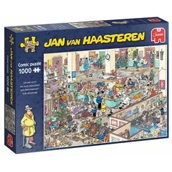 Jumbo Spiele 1119800121 Jan van Haasteren Gute Besserung Puzzle - 1000 Teile Puzzle mit humorvollen Illustrationen von Jan van Haasteren, ideal für Puzzle-Fans und Sammler, die nach versteckten Details suchen.