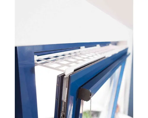 TRIXIE Fensterschutzgitter Schutzgitter für Fenster, ausziehbar - weiß - 75–125 × 16 cm