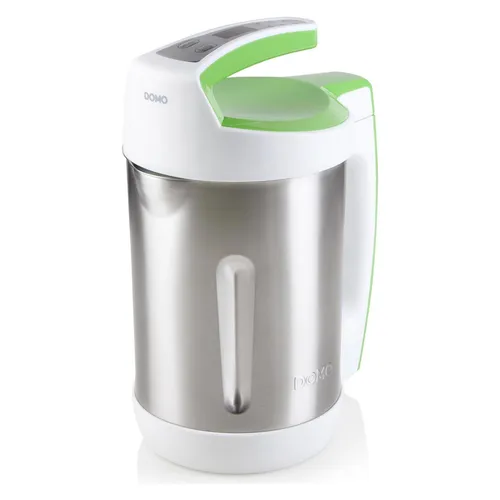 DOMO DO705BL Suppenbereiter - Mixer mit 6 Einstellungen für individuelle Suppen, 2L Edelstahlbehälter für bis zu 6 Portionen und Rezeptbuch für kreative Kochideen.