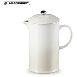 Le Creuset Kaffee-Bereiter Meringue 0,8L - Kaffeebereiter aus robustem Steinzeug mit Edelstahl-Siebeinsatz, ideal für Kaffeeliebhaber und Gäste. Genießen Sie aromatischen Kaffee in perfekter Qualität!